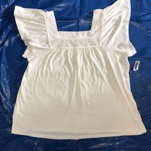 Nwt white old navy plus size blouse